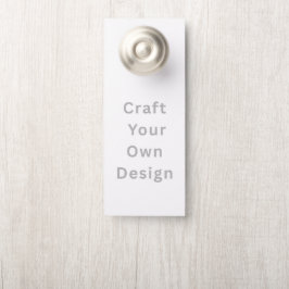 Create Your Own | 4.25" x 11" Custom Door Hanger  ドアノブサイン