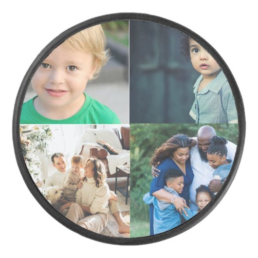 Create Your Own 4 Photo Collage アイスホッケーパック (正面)