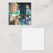 Create Your Own 4 Photo Collage エンクロージャーカード (正面/裏面)