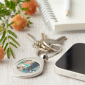 Create Your Own 4 Photo Collage キーホルダー (側面)