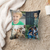 Create Your Own 4 Photo Collage クッション (ブランケット)