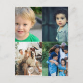 Create Your Own 4 Photo Collage ポストカード (正面)