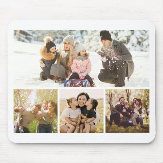 Create Your Own 4 Photo Collage マウスパッド (正面)