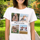 Create Your Own 4 Photo Collage Tシャツ
