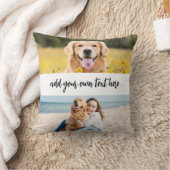 Create Your Own 4 Photo With Text クッション (ブランケット)