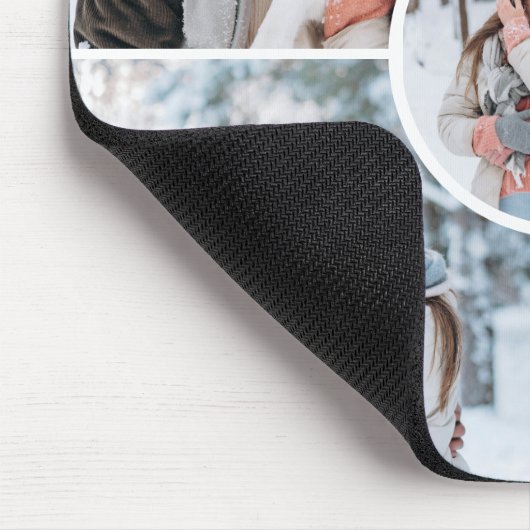 Create Your Own 5 Photo Collage Mousepad マウスパッド (コーナー)