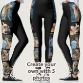 Create Your Own 5 Photo DIY Patterned leggings レギンス