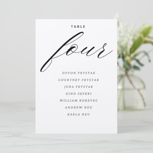 Create Your Own 5" x 7" Invitation 招待状 (スタンド正面)