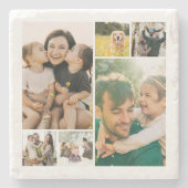 Create Your Own 6 Photo Collage ストーンコースター (正面)