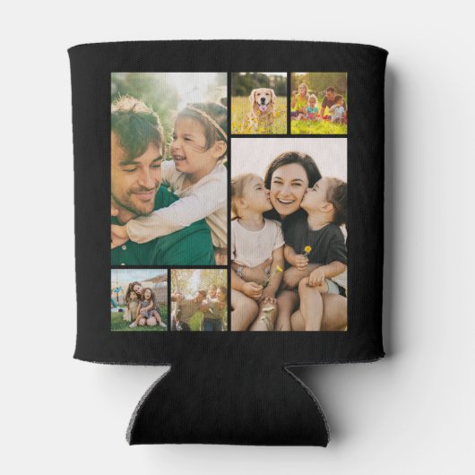 Create Your Own 6 Photo Collage 缶クーラー (裏面)
