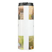 Create Your Own 6 Photo Collage Add Your Greeting タンブラー (裏面)