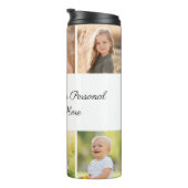 Create Your Own 6 Photo Collage Add Your Greeting タンブラー (回転右)