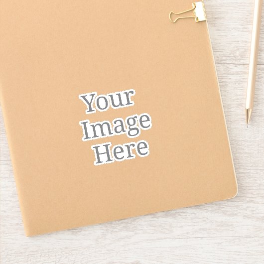 create your own 6" x 6" water proof vinyl sticker シール (ノートブック)