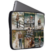 Create Your Own 7 Photo Collageエレクトロニクスバッグ ラップトップスリーブ (正面右)