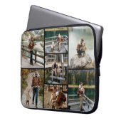 Create Your Own 7 Photo Collageエレクトロニクスバッグ ラップトップスリーブ (正面左)