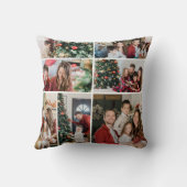 Create Your Own 7 Photo Custom Pic Double Sided クッション (裏面)