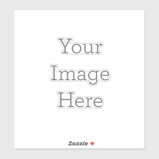 ラージ（大）：20.32cm x 20.32cm シート カスタムカットビニールシール (シート)