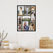 Create Your Own 9 Photo Collage ポスター (キッチン)