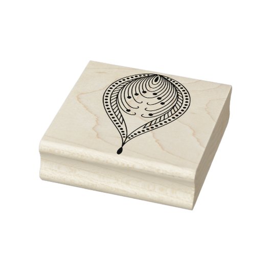 Create Your Own Abstract Lines Dots Feather Petal ラバースタンプ (スタンプ)