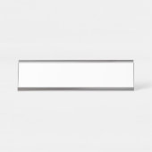 Create Your Own - Add Logo, Name, Title デスクネームプレート (正面)