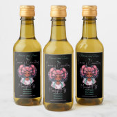 Create Your Own African American Woman Cancer ワインラベル (ボトル)