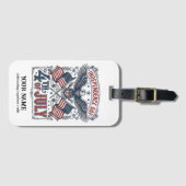 Create Your Own American Independence Day Sketched ラゲッジタグ (正面横)