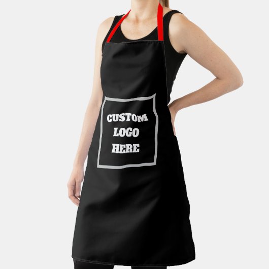 Create Your Own Apron - Customized Logo Design エプロン (インサイチュ)