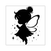 Create Your Own Baby Girl Flying Butterfly Fairy ラバースタンプ (インプリント)