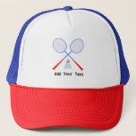 Create Your Own Badminton Player キャップ<br><div class="desc">Create Your Own Badminton Player Hat</div>