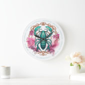 Create Your Own Beautiful Scorpio ラージ壁時計 (ホーム)