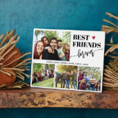 Create your own best friends 4 photo collage フォトプラーク (側面)