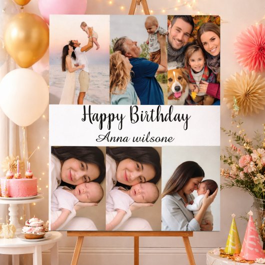 Create Your Own Birthday Poster Custom Name ポスター