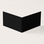 Create Your Own Black Custom Design Holiday Card (外部)