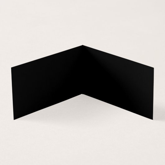 Create Your Own Black Custom Design Holiday Card (内部)