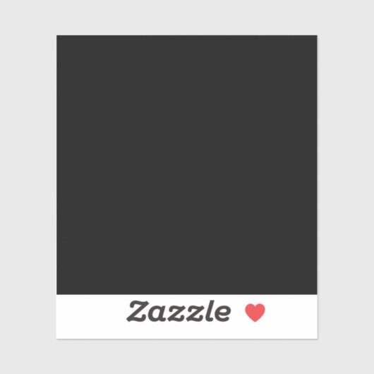Create Your Own Black Custom Design Holiday Card シール (シート)