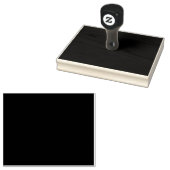 Create Your Own Black Custom Design Holiday Card ラバースタンプ (押印)