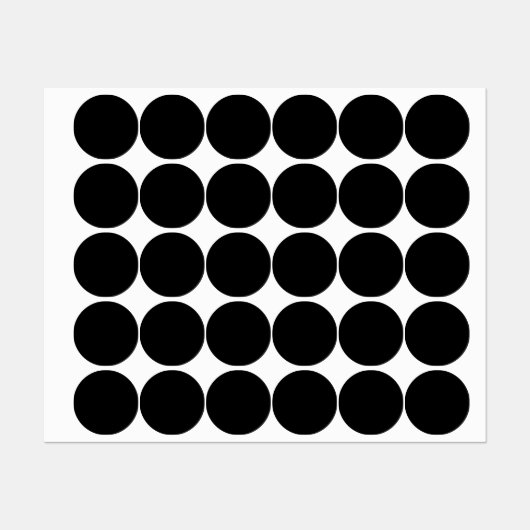 Create Your Own Black Custom Design Holiday Card ラベル (シート)