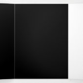 Create Your Own Black Custom Design Holiday Card 三つ折りプログラム (内部中)