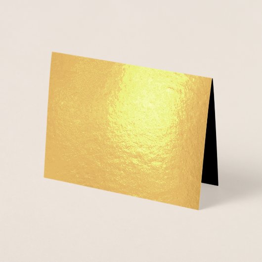 Create Your Own Black Custom Design Holiday Card 箔カード (正面)