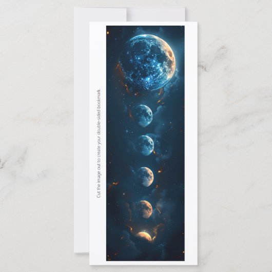 Create Your Own Blue Moons Bookmark Card (正面)