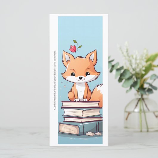 Create Your Own Books & Red Fox Bookmark Card (スタンド正面)