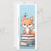 Create Your Own Books & Red Fox Bookmark Card (正面)