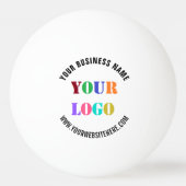 Create Your Own Branded Ping Pong Ball Example 卓球ボール (裏面)