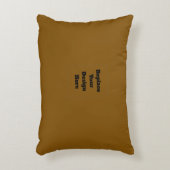 Create Your Own Brown アクセントクッション (正面(垂直))