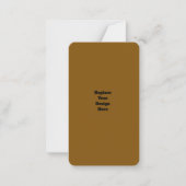Create Your Own Brown ノートカード (正面)