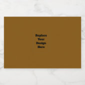 Create Your Own Brown フードラベル (シングルラベル)