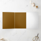 Create Your Own Brown 三つ折りクリスマスカード (内部)