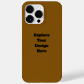 Create Your Own Brown Case-Mate iPhoneケース (裏面)