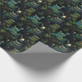 Create Your Own Candle Lit Goblin Owls Nest ラッピングペーパー (角)