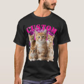 create your own cat or any pets 90s bootleg  tシャツ (正面)